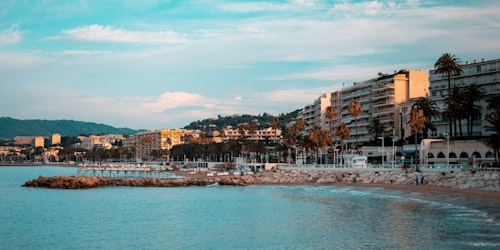 Cannes beach 