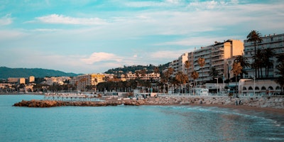 Cannes beach 