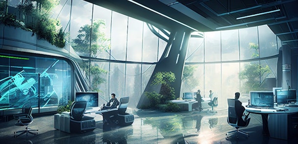 Futuristic Lobby