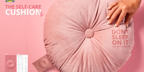 Ikea Saudi Arabia distributes breast cancer awareness cushions 