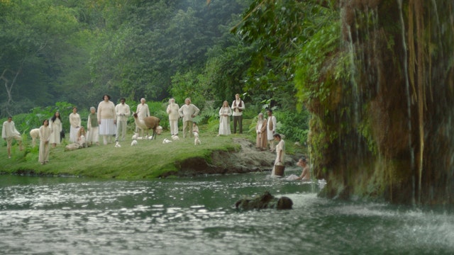 Irish Spring ad with people on riverbank