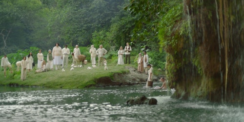 Irish Spring ad with people on riverbank