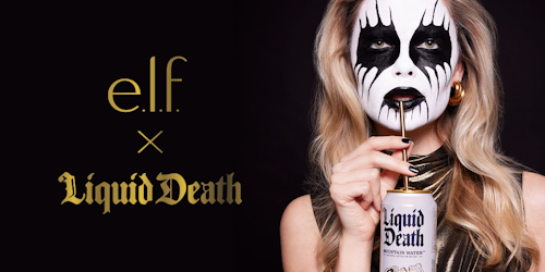 liquid death x elf campaign