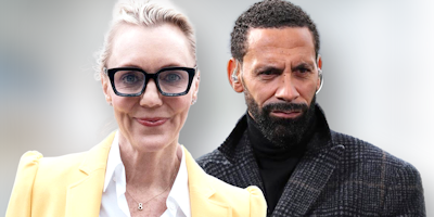 Rio Ferdinand and Sue Fennessy from WeAre8