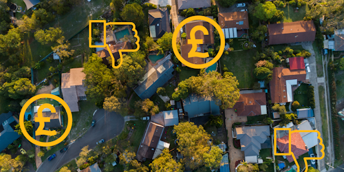 Households valued by salary of head