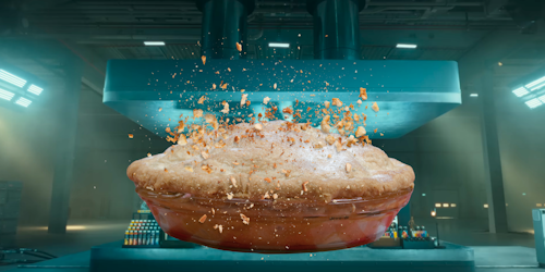 Apple Pie being Crushed